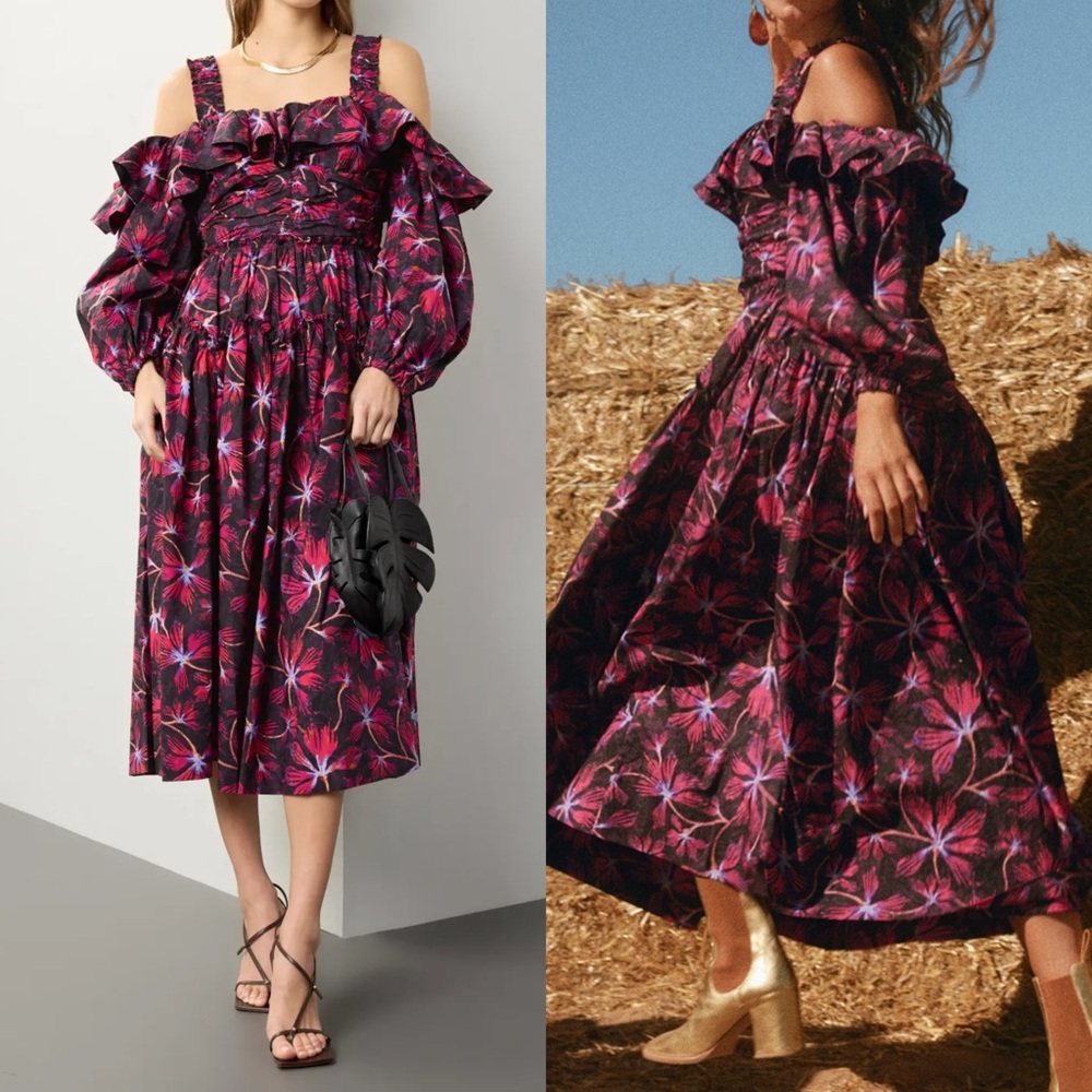 NEW Ulla Johnson Caprice Midi Dress